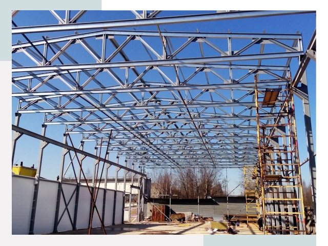 Строительство цехов в Белогорск от 612 руб. под ключ