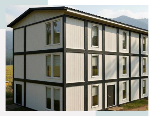 Модульные общежития в Белогорске