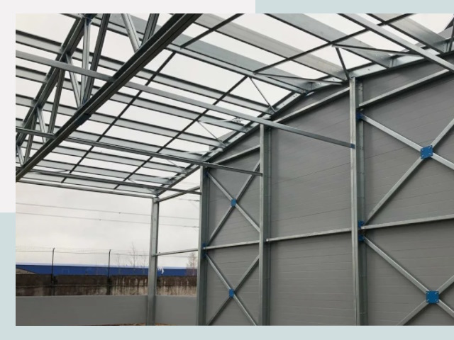 Каркасные ангары от СтальСтрой-Бгк по цене от 612 руб.
