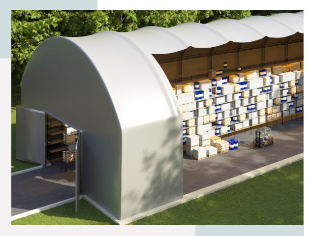 Тентовые ангары в Белогорске