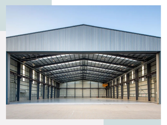 Большие ангары в Белогорске