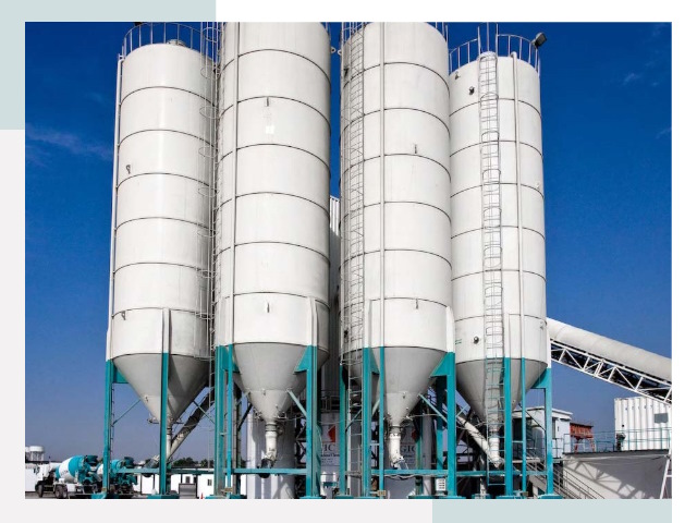 Строительство цементных силосов в Белогорске