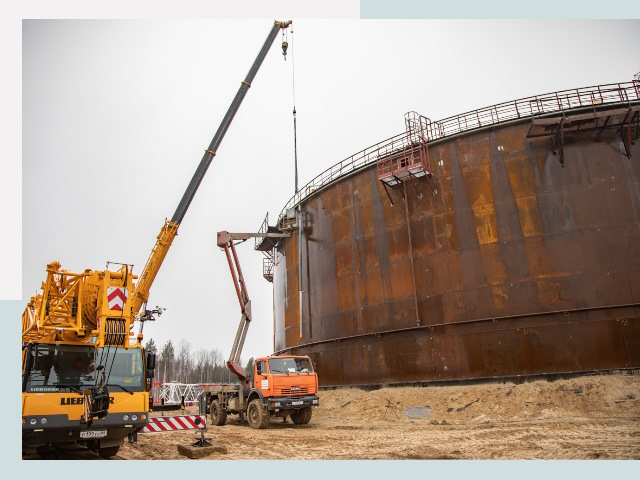 Монтаж резервуаров в Белогорске от 612 руб. за м³