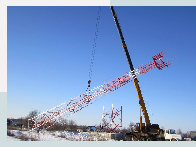 Строительство башен связи в Белогорске от 612 руб.