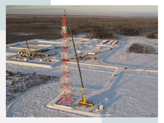 Мачты связи в Белогорске