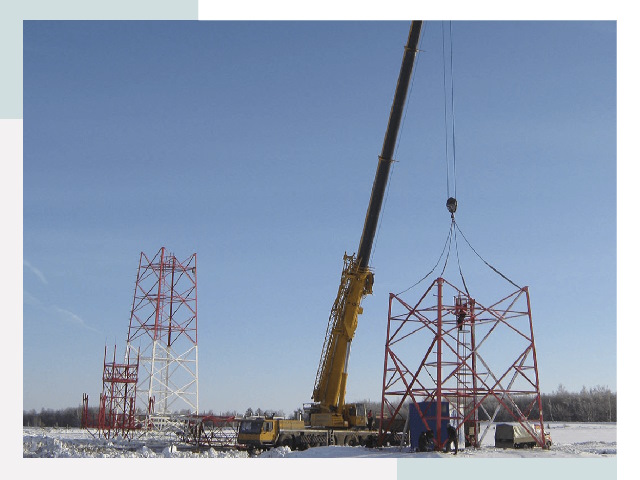 Монтаж вышек связи в Белогорске