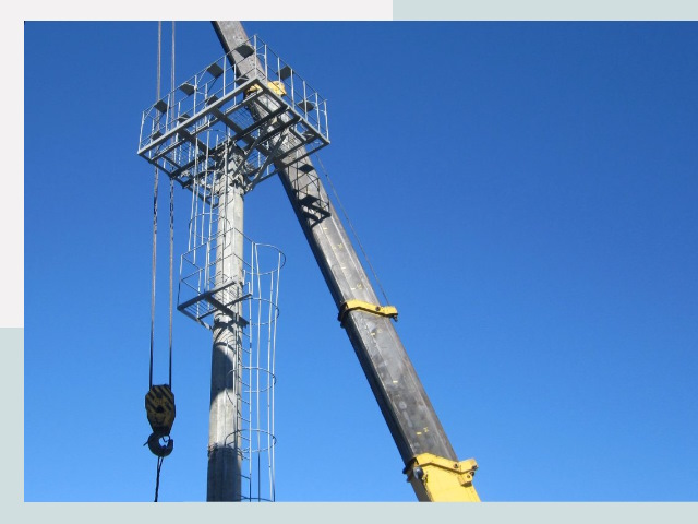 Монтаж осветительных мачт в Белогорск от 612 руб.