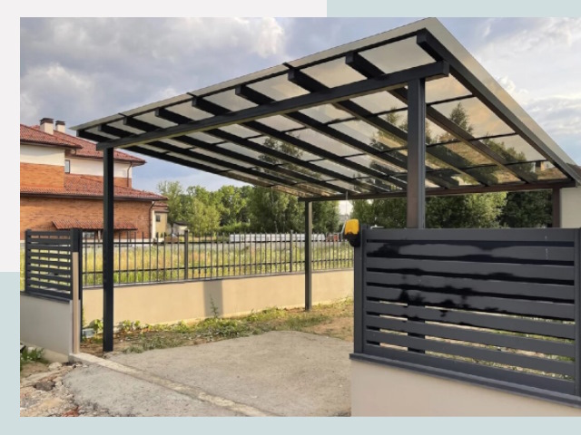 Металлические навесы в Белогорск от 612 руб. за м²