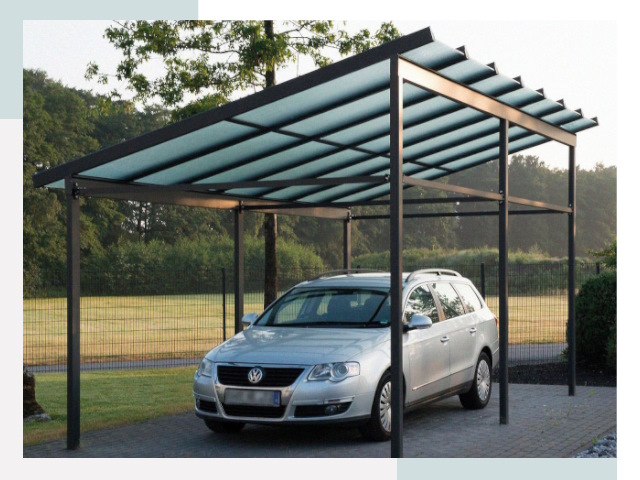 Навесы для автомобилей в Белогорске