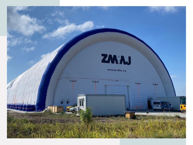 Брендирование ангаров в Белогорске