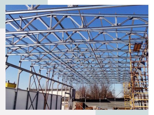 Металлокаркасы для складов в Белогорске