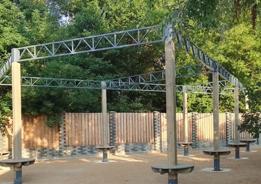 Терраса из металлоконструкций под ключ, проектирование, изготовление и монтаж от СтальСтрой-Бгк